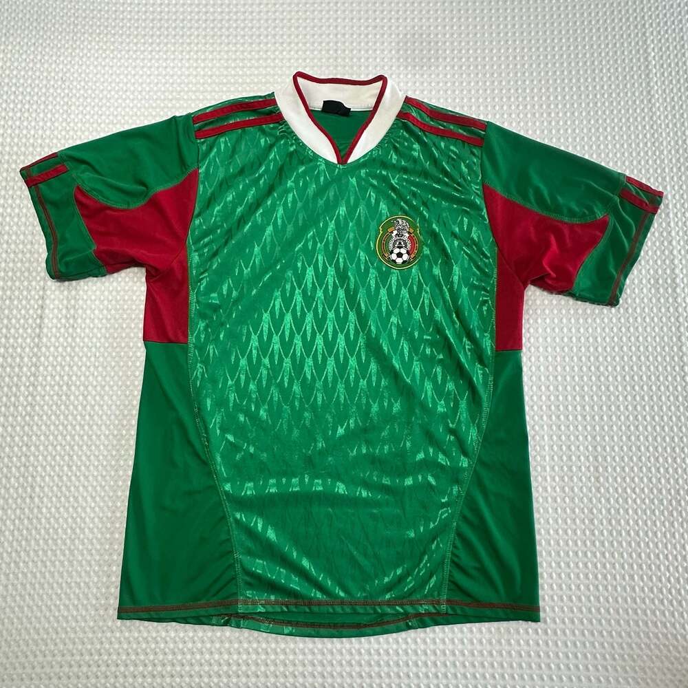 90s Mexico National Team Soccer Jersey Shirt Green Red White